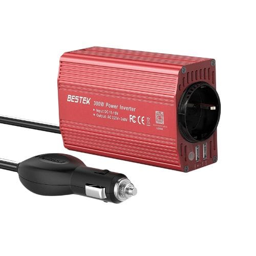 Convertisseur 12V à 220V pour voiture – Transformateur 300 W pour recharger votre ordinateur portable, iPad, iPhone