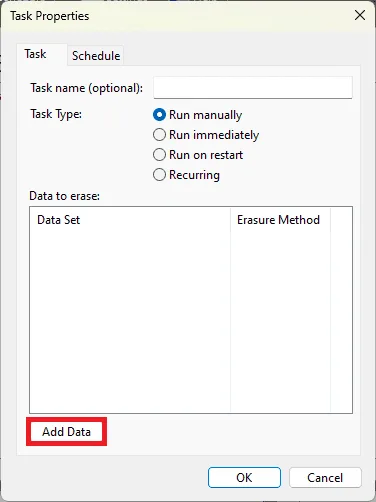add data