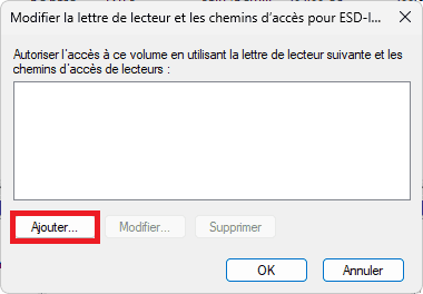 add a drive letter