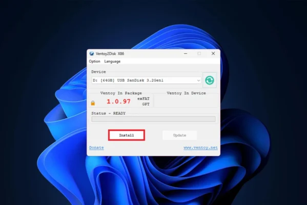 Ventoy – Créer une clé USB bootable avec plusieurs OS