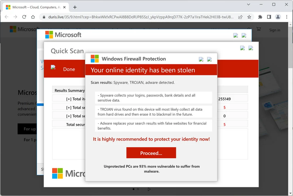 Windows-Firewall-Protection-Your-online-identity-has-been-stolen-Virus