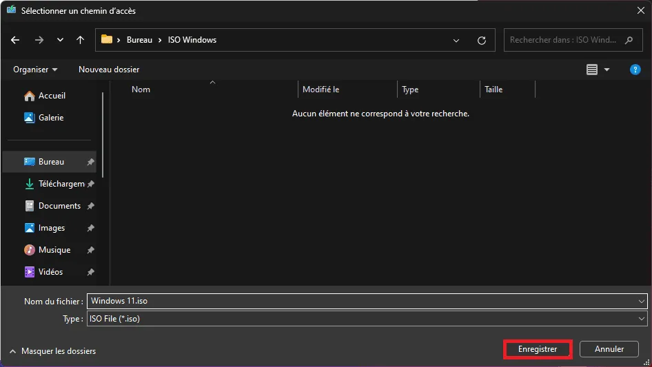 ISO-Dateien Windows 11 speichern