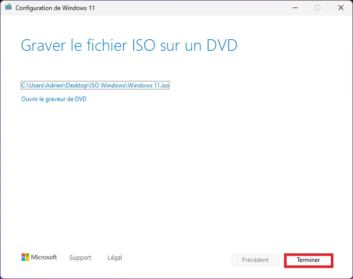 Windows 11-Download abgeschlossen