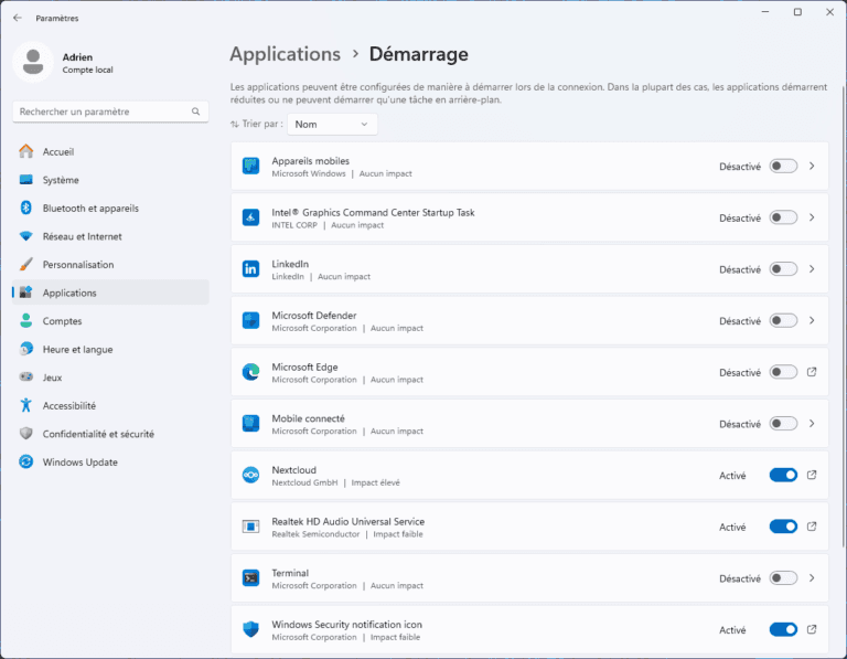 Désactiver les applications qui se lancent au démarrage de Windows Assistouest Informatique