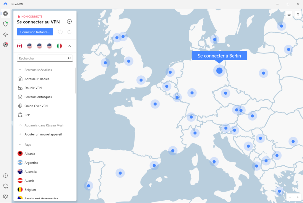 NordVPN le plus sécurisé pour naviguer sur le web