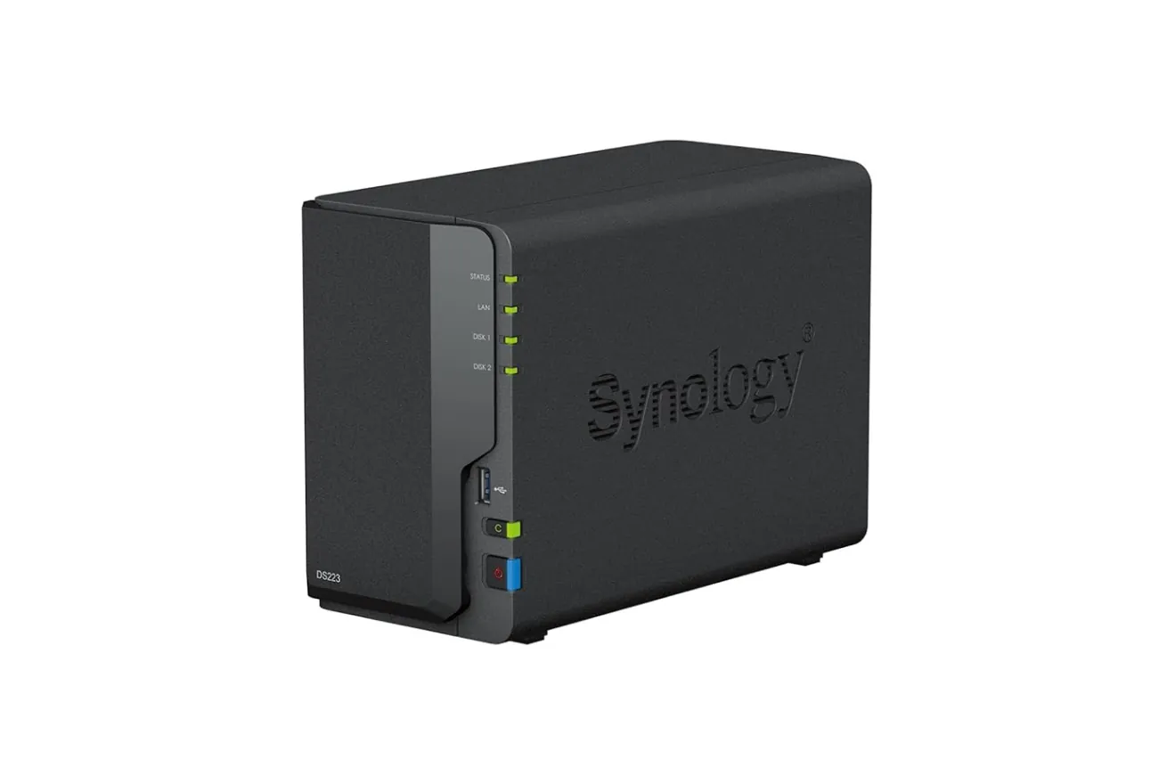 Synology 2-Bay DS223 Realtek-RTD1619B-CPU BRAS