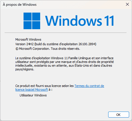 about windows 11 operating system version