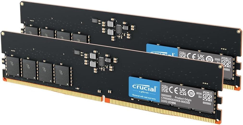 kit Crucial 16 Go (2x8 Go) DDR5 5600 MHz