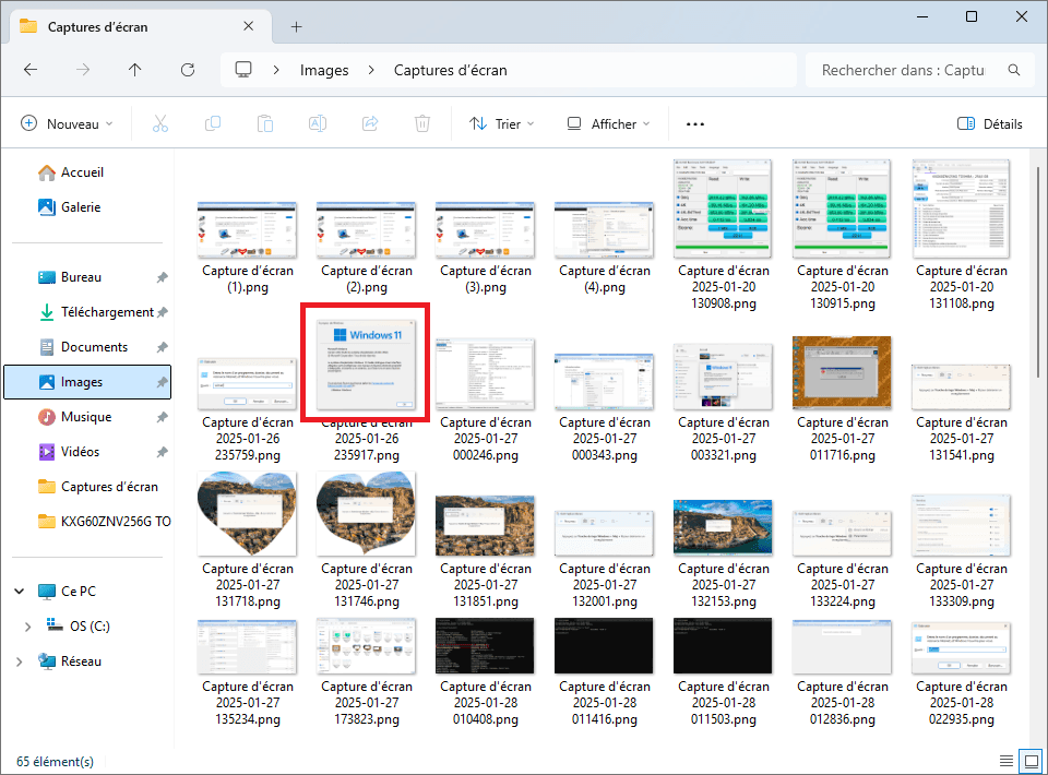 thumbnail image windows 11