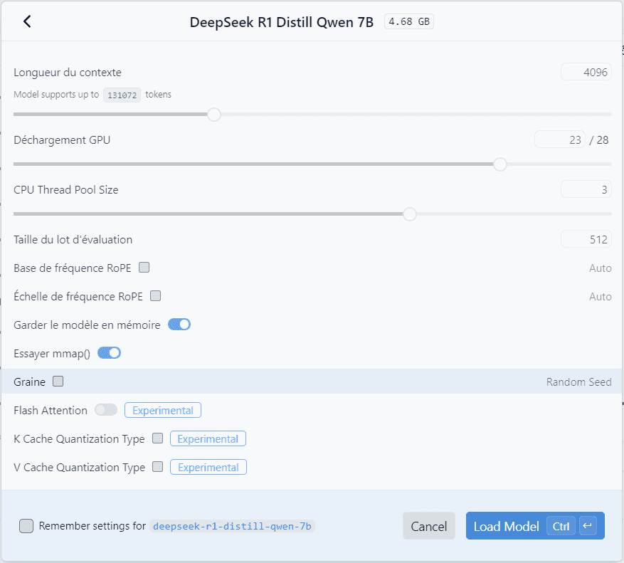 Configuración avanzada de LM Studio