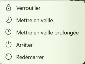Mise en veille prolongé lors de l'extinction