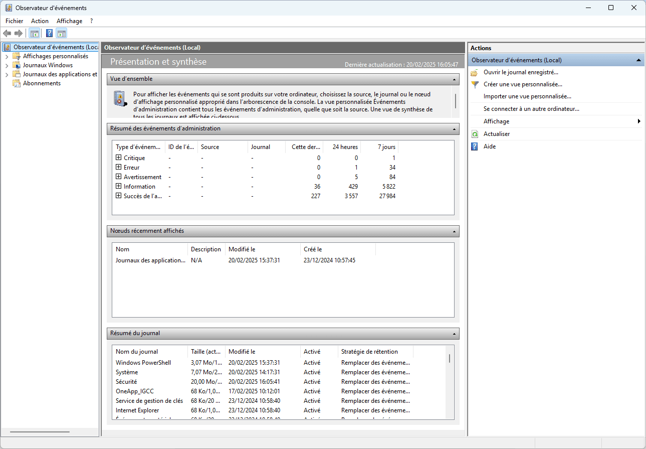 Windows 11 Event Viewer