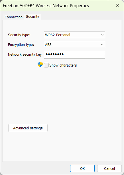 Display Wi-Fi Key in Plain Text