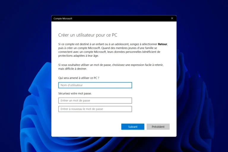 How do I create a local user account on Windows