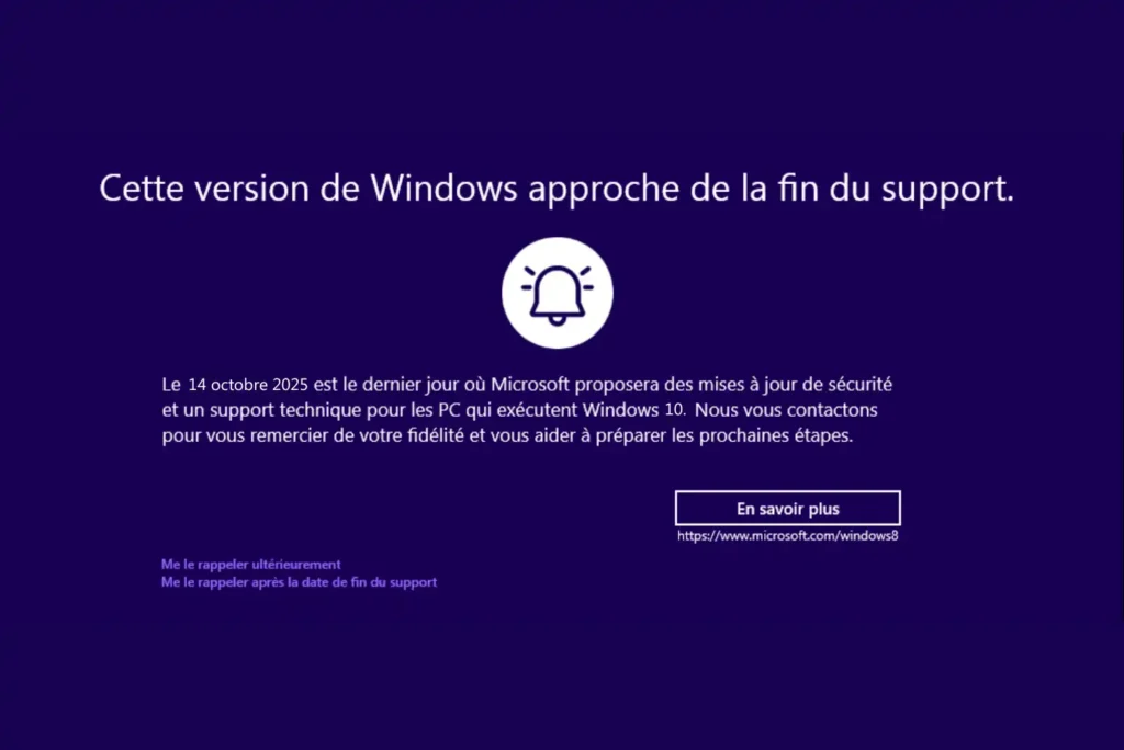 Windows 10 ESU désormais accessible aux particuliers après la fin du support en 2025