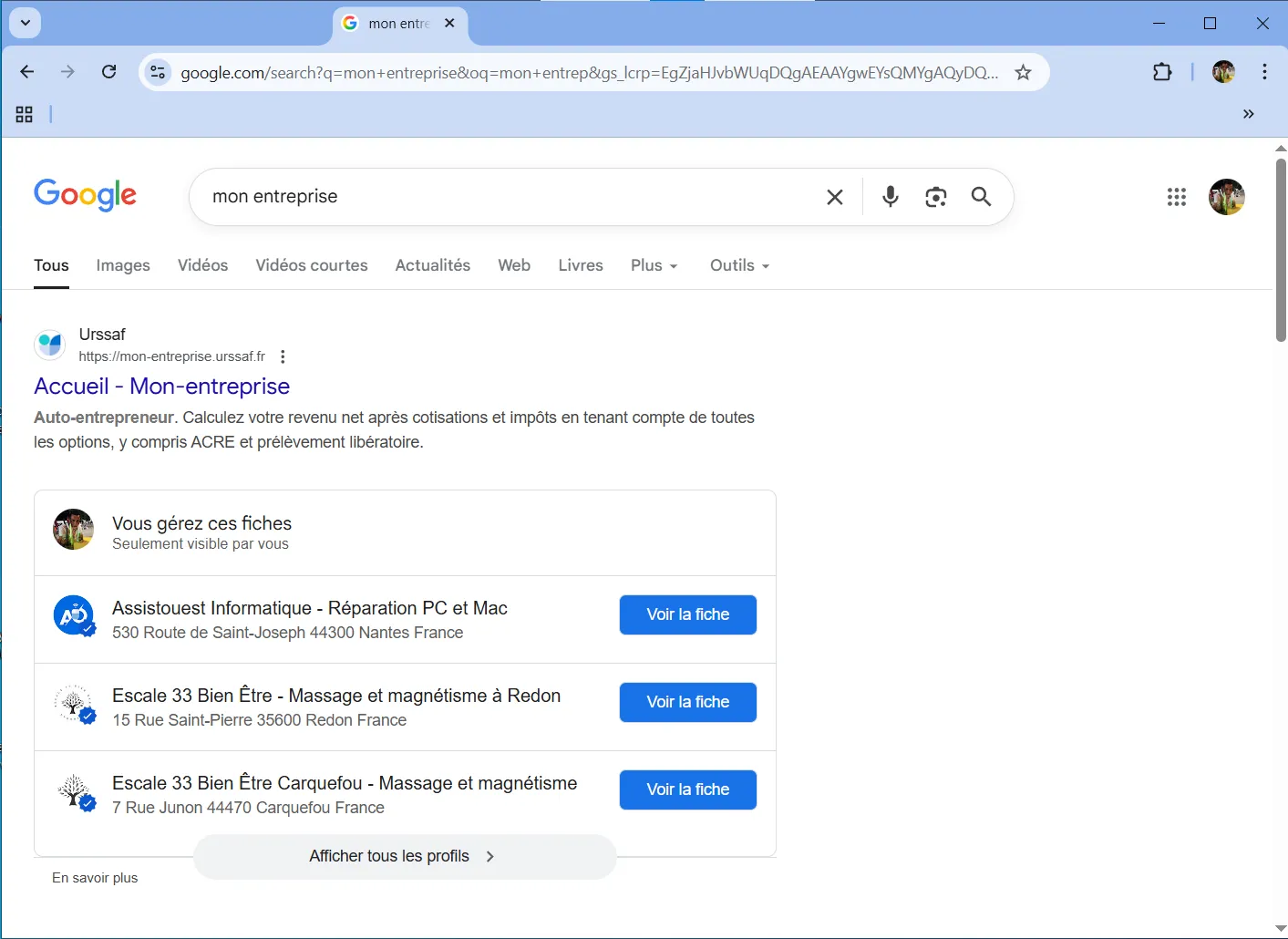 modifier sa fiche Google My Business directement depuis Google
