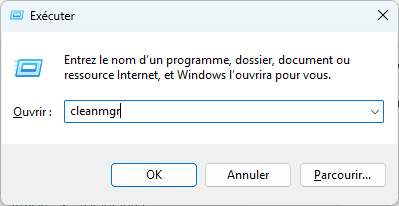 Run window Windows 11