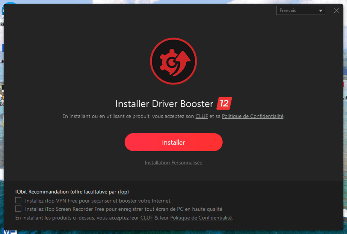 Installation von Driver Booster unter Windows