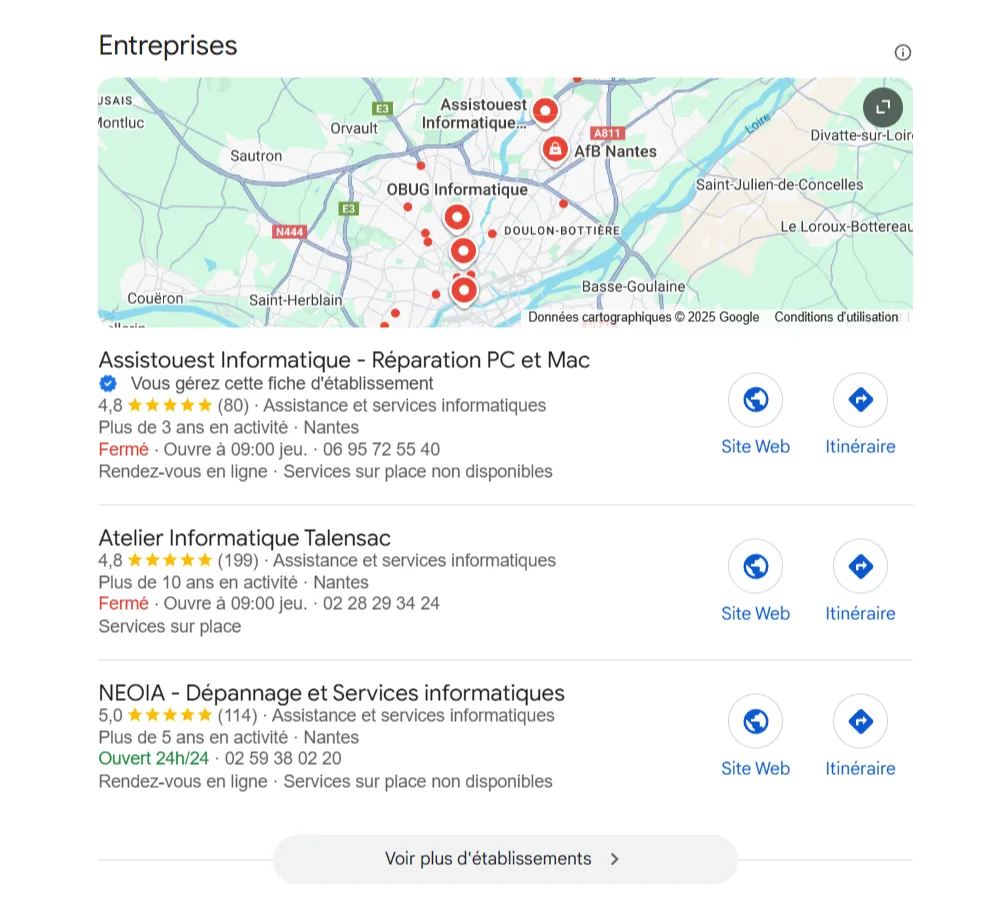 le pack local de google et google maps