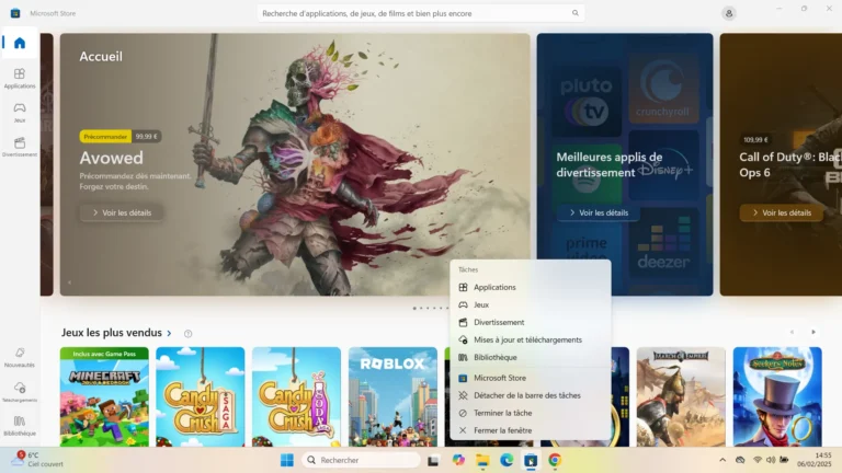 How can I force an application to close from the taskbar on Windows 11?
