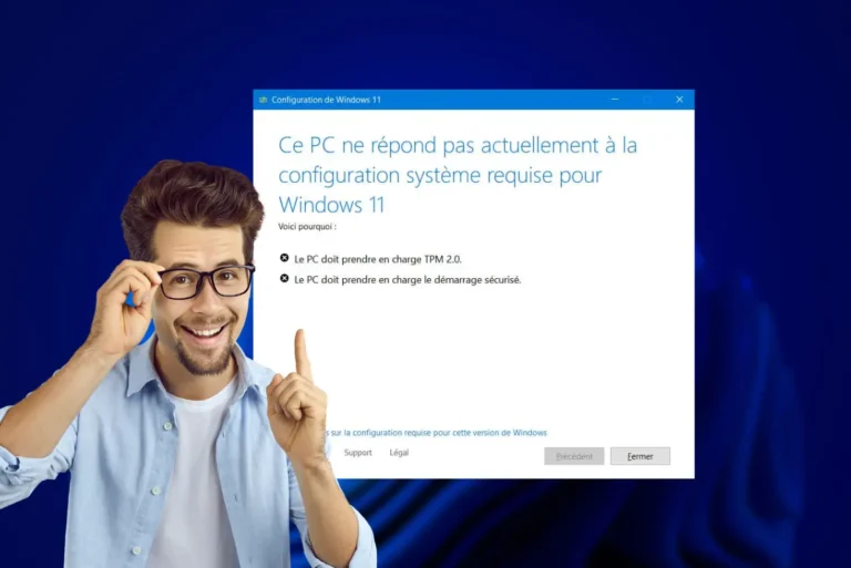 Installer Windows 11 sur un PC non compatible en 2025 Forcer la mise à jour