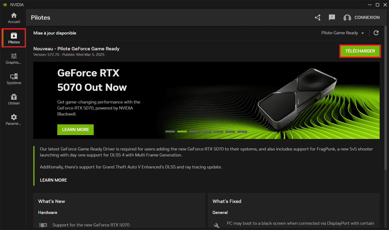 Descargar el controlador de la tarjeta gráfica NVIDIA con GeForce Experience