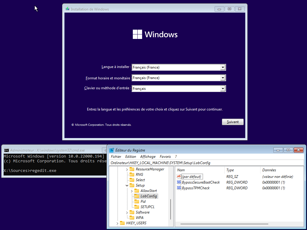installation windows 11 par un informaticien