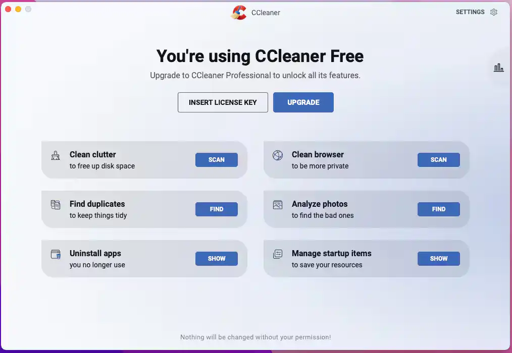 CCleaner: libera espacio en disco en tu Mac