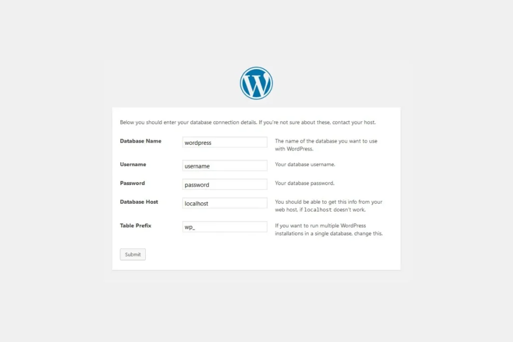 Installation de WordPress