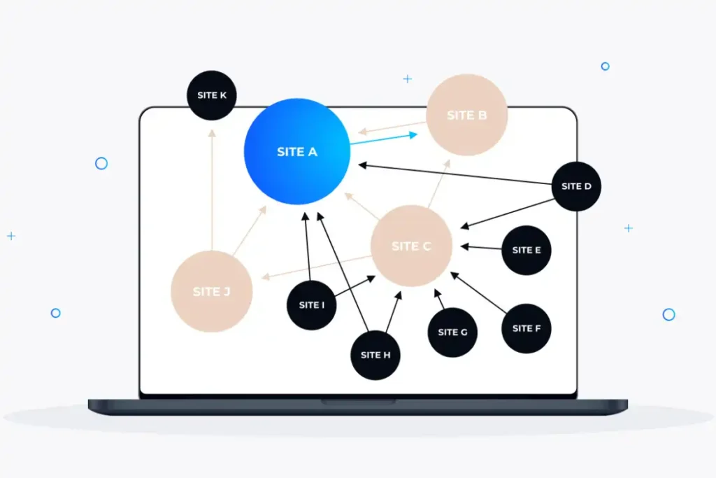 Netlinking : transfert d'autorité en seo