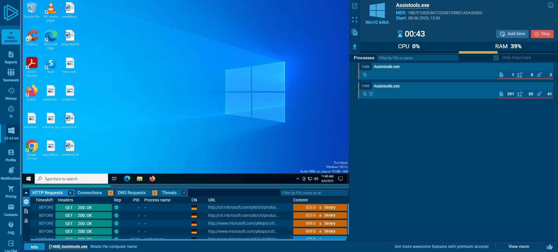 Any.Run : la sandbox en ligne pour observer un malware en action