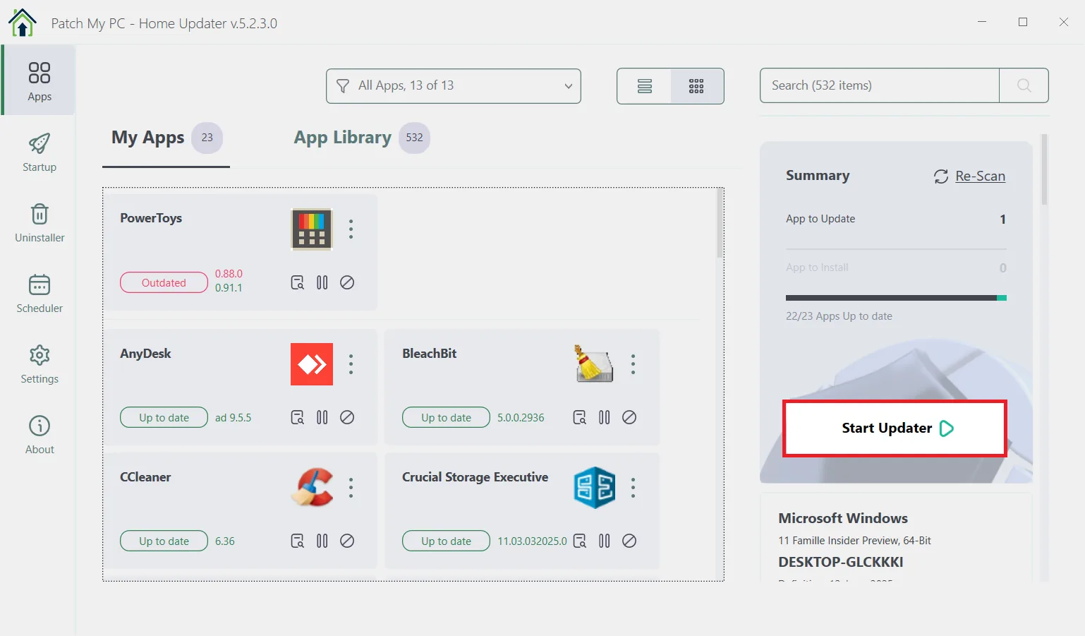 Mettre à jour en un clic vos logiciels