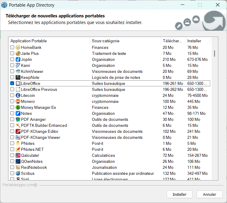 télécharger applications portables
