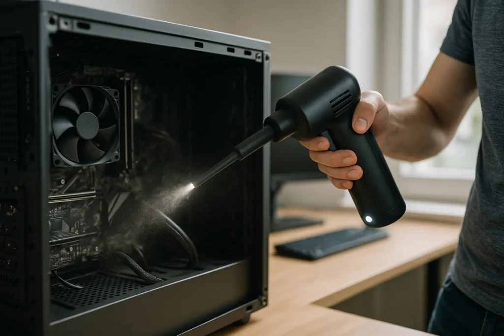 Ce souffleur pour PC a totalement remplacé mes bombes d’air : mon avis après un an