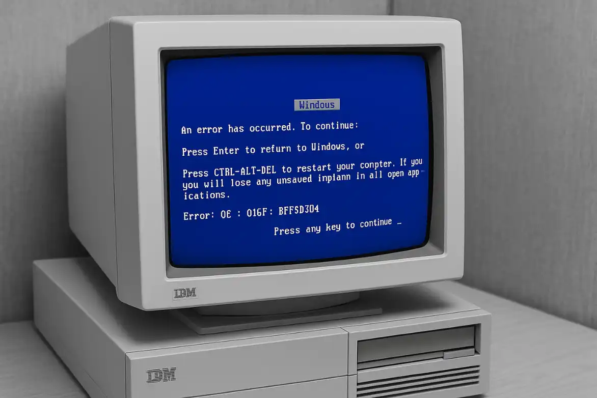 Histoire du premier BSOD : un écran conçu pour protéger Windows