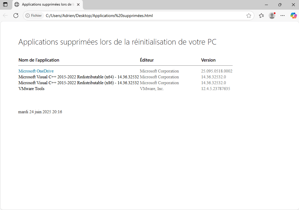 Après la réinitialisation de Windows : comment retrouver vos logiciels supprimés ?