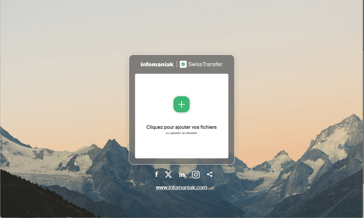 SwissTransfer : envoyer jusqu’à 50 Go gratuitement et sans inscription