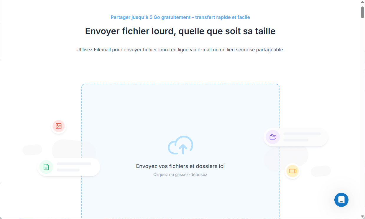 Filemail : envoyer jusqu’à 5 Go gratuitement