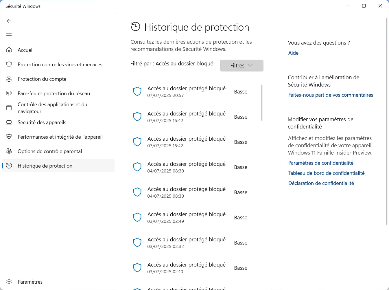 Check the Protection History: Monitor Blocked Attempts
