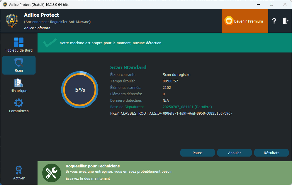 Adlice Protect (anciennement RogueKiller Anti-Malware)