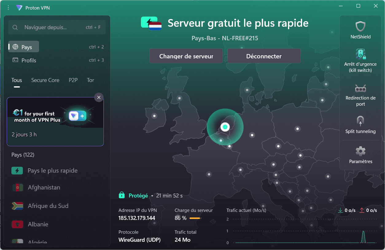Proton VPN Free : une solution suisse éthique et sécurisée