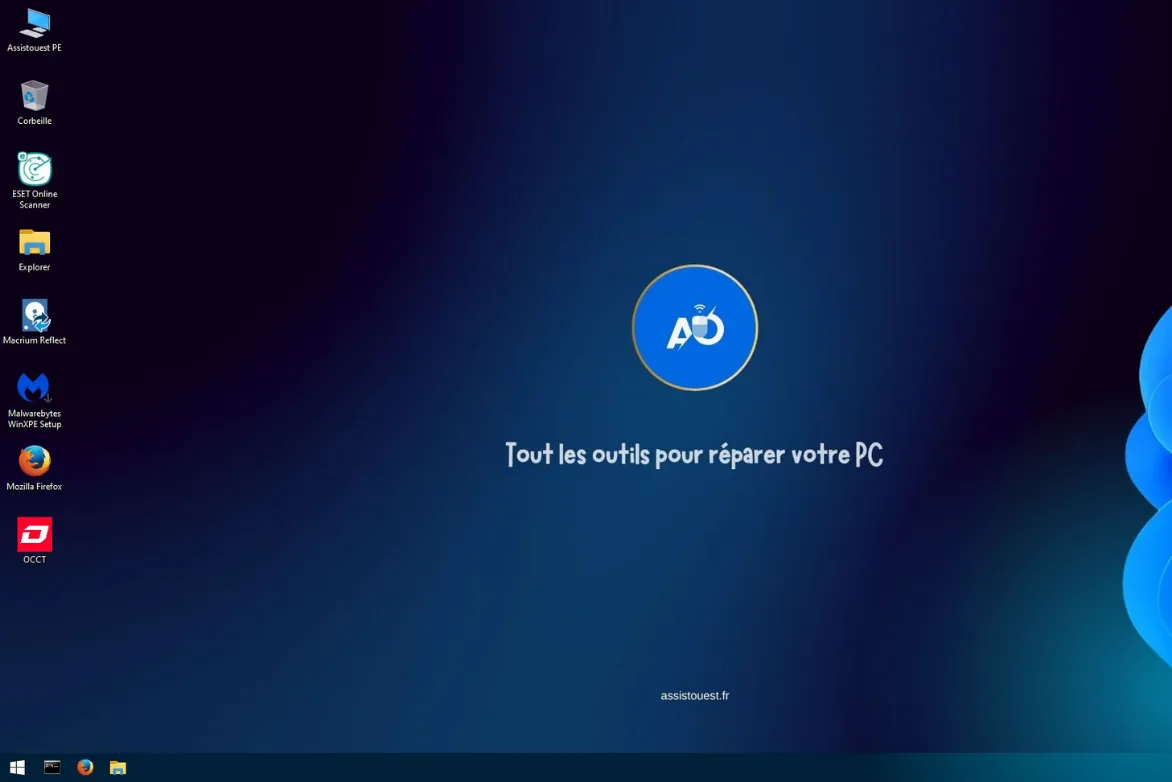 Outils de diagnostic mat&eacute;riel dans le Live CD Assistouest PE