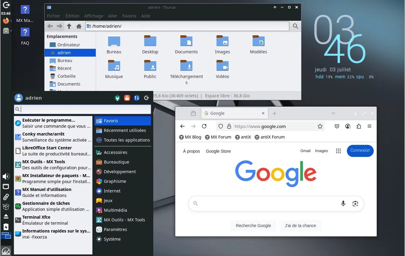 MX Linux l’OS pour redonner vie à un ancien ordinateur