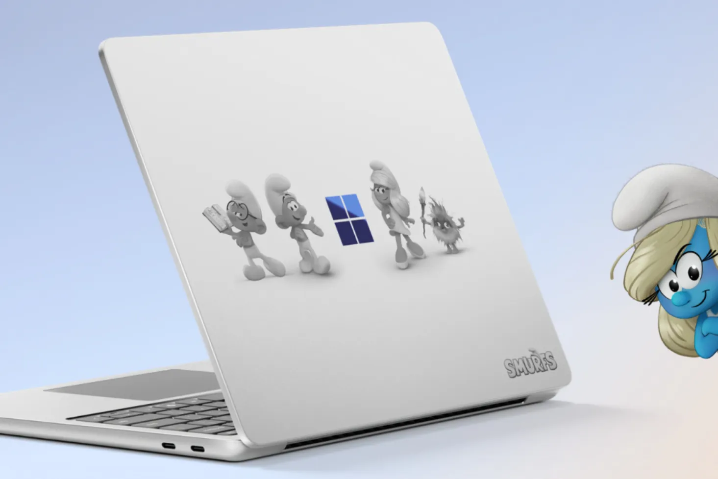 Microsoft lance discrètement un laptop Surface en édition Schtroumpfs