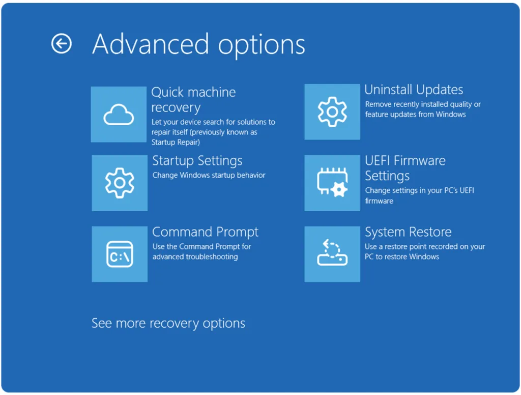 Quick Machine Recovery : la nouveauté cachée de Windows 11 qui peut sauver votre PC