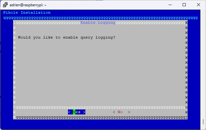 log pi-hole sur linux