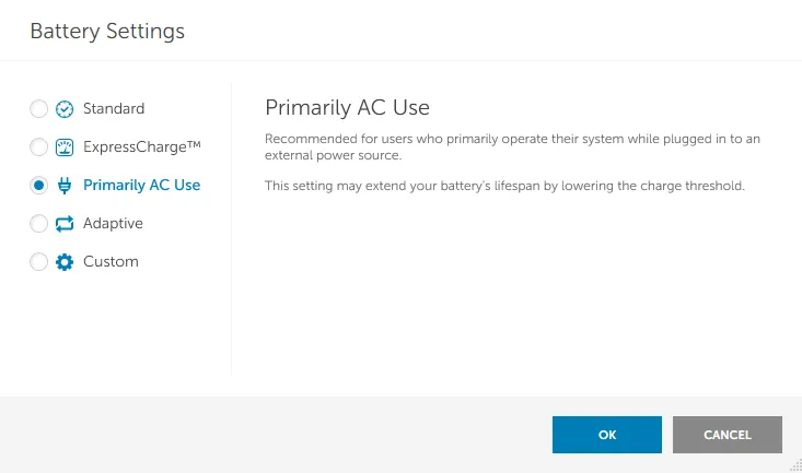 Dell Power Manager : activer le mode AC pour prolonger la batterie de votre PC