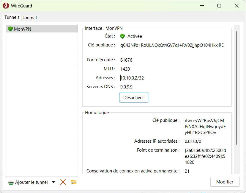 Créez un VPN WireGuard sécurisé sur Ubuntu et accédez à votre réseau local à distance. Guide complet avec interface web, Docker et configuration pas à pas.