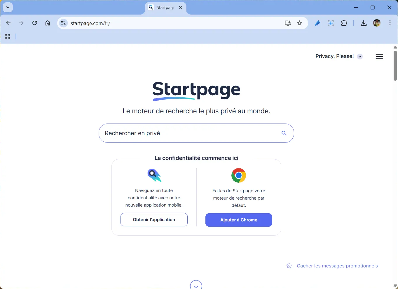 Startpage : le moteur de recherche Google sans traçage