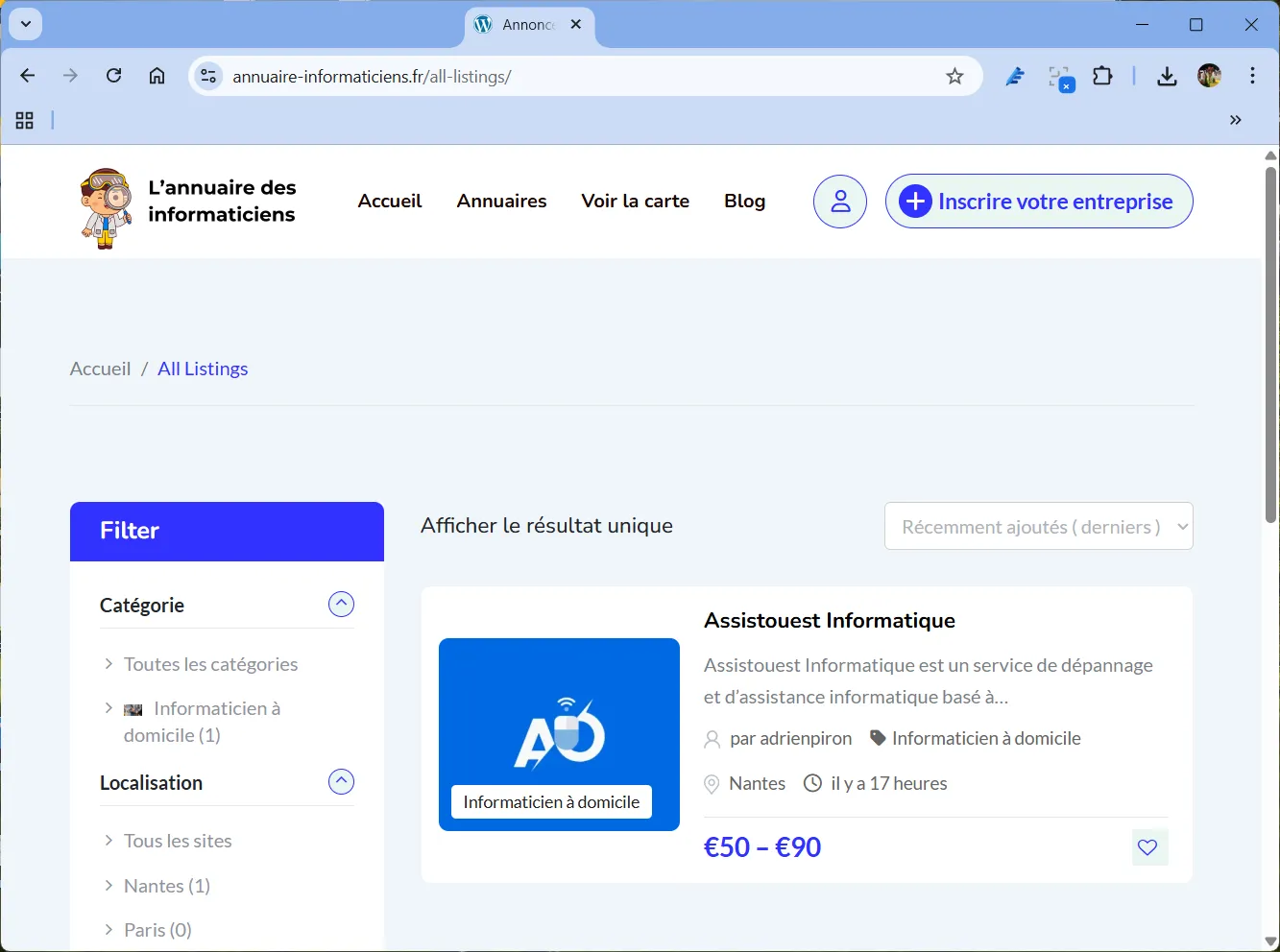 Annuaire-Informaticiens.fr : la plateforme gratuite pour référencer votre site informatique